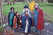 Fünf Sternsinger aus dem Pastoralraum Bischofsberg. (Bild: PD)