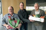 Die drei Gewinner des Nachmittags. (Bild: PD)
