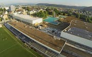 2013 eröffnet, sind immer noch nicht alle Fragen rund um den Sportpark Bergholz geklärt. (Archivbild: Ralph Ribi)