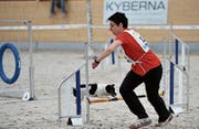 In Aktion: Barbara Kaiser mit Capri. (Bild: PD)