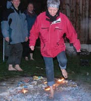 Mit grossen Schritten tanzt Ruth Bossert durch die Hitze. (Bild: pd)
