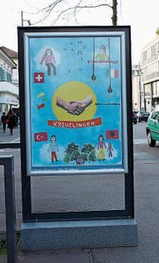 Die prämierten Plakate zieren derzeit den Boulevard in Kreuzlingen. (Bild: Nicole D’Orazio)