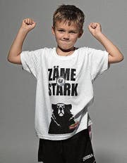 Auch Mateo Muslin, Sohn von FC-Wil-Captain Marko Muslin, ist Teil der neuen Kampagne. (Bild: PD)
