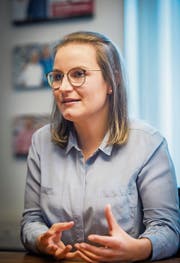 Die neue Startnetzwerk-Geschäftsführerin Tiziana Ferigutti. (Bild: Reto Martin)