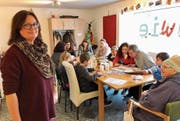 Leiterin Sabrina Jaggi im Begegnungszentrum «Selewie». Auch sie macht sich Sorgen über die Zukunft. (Bild: Roger Fuchs)