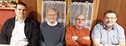Werner Zogg, Fritz Dietler, Reinhard Döserich und Hans Göldi (von links). (Bild: PD)