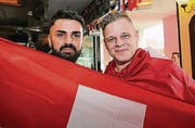 Dzuri Dauti und Beni Imfeld.