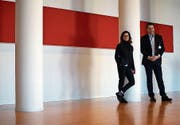 Sie bringen Kultur in die Psychiatrische Klinik Münsterlingen: Seraina Perini Allemann und Gerhard Dammann. (Bild: Dieter Langhart)