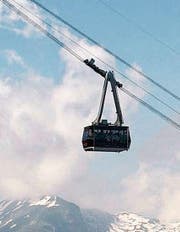 Fahrt hinauf zum Hohen Kasten mit dem Drehrestaurant. (Bild: PD)
