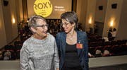 Vereinspräsidentin Vreni Schawalder und Geschäftsführerin Andrea Röst halten das Tempo hoch. (Bild: Reto Martin)