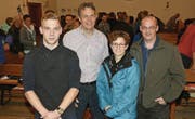 Der neue Vereinsvorstand, von links: Marcel Bosshart, Christoph Scheiwiller, Sonja Amrhein und Präsident Roland Graf. (Bilder: Beat Lanzendorfer)