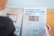 Die Seite Kemmentaler Anzeiger aus den Kreuzlinger Nachrichten: Die Stadt Kreuzlingen publiziert ihre amtlichen Nachrichten nur mehr in der «Kreuzlinger Zeitung». (Bild: Andrea Stalder/Symbol)