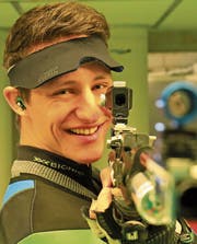 Christoph Dürr geniesst in Magglingen Schule und Training im Einklang. (Bild: Robert Kucera)