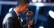 Cristiano Ronaldo zum fünften Mal Weltfussballer (Bild: Alastair Grant /AP)