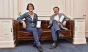 Präsident und Vizepräsidentin des Vereins Volkshochschule Mittelthurgau, Werner Meier und Verena Stämpfli. (Bild: Mario Testa)