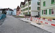 Neuer Erschliessungsweg ins WerkZwei (Bild: Max Eichenberger)