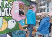 Das «Rolling House» am vergangenen Adventsmarkt in Müllheim. (Bild: pd)