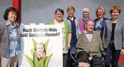 Marlies Näf-Hofmann, Marlise Bornhauser, Verena Herzog, Doris Günter, Christian Lohr, Edith Wohlfender-Oertig und Brigitte Häberli. (Bild: Kurt Peter)