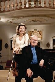 «Lambert ist absolut launenlos»: Anne-Sophie Mutter über ihren Duo-Partner Lambert Orkis, mit dem sie am Dienstag in Zürich auftritt. (Bild: DG/Harald Hoffmann)