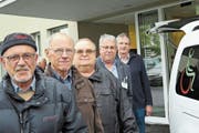 Bringen die Tixi-Sache mit Vollgas voran: Rolf Schneider, Heini Berger, Mario Viecelli, Peter Brugger und Hermann Sutter. (Bild: Reinhold Meier)