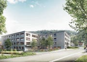 So soll der Neubau «Panorama» bei der Eröffnung im Frühjahr 2019 aussehen. Visualisierung: PD
