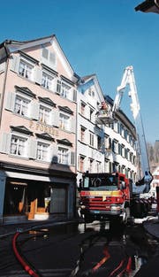 Bei einem angenommenen Brand im Städtli ist wenig Platz.