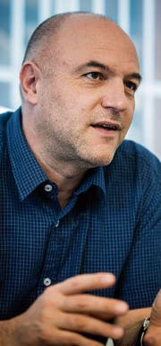 Andreas Diethelm in seinem Büro in Hefenhofen. (Bild: Reto Martin)