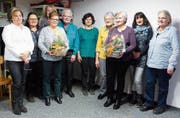 Die Geehrten: Elisabeth Schwarz, Vreni Isenegger, Susanne Büchi, Rose Marie Zuber, Sonja Würmli, Eva Gunsch, Elsbeth Kägi, Alice Dönni, Charlotte Brandt und Susanne Liggenstorfer. (Bild: PD)