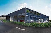 So soll das neue Autowaschcenter dereinst aussehen. Die Eröffnung ist im Juni geplant. (Bild: Visualisierung: PD)