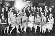 Die Thurgovianer besuchen 1926 mit ihren Damen einen Tanzkurs.