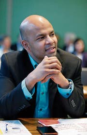 Rupan Sivaganesan politisiert seit 2006 im Zuger Kantonsrat. (Bild: Stefan Kaiser (Zug, 18. Dezember 2014))