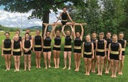 Setzte ihr konsequentes Training erfolgreich um: Die Teufner Geräteriege. (Bild: hk)