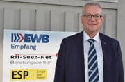 EW-Direktor Hagen Pöhnert fühlte und fühlt sich noch bis März 2017 in Buchs sehr wohl. (Bild: Thomas Schwizer)