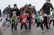 Die «Pfüdis» beim Rennen über 600 Meter. (Bild: Trudi Krieg)