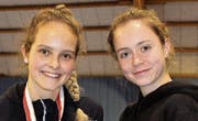 Alina Granwehr (links) und Nadine Keller bescheren dem Thurgauer Verband einen optimalen Start ins Tennisjahr. (Bild: Marie-Theres Brühwiler)
