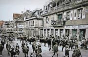 Das Verkaufslokal Wisiak im Jahr 1910 im Haus St. Gallerstrasse 1, dem heutigen Geschäftshaus «zur Palme». Hier führte Wisiak auch das Restaurant Palme. (Bild: Fausel-Wieber)