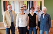 Der Vorstand des Vereins Werkheim Neuschwende besteht aus Bruno Schnellmann, Christa Hübener Mewe, Niklaus Gächter, Heidi Eisenhut, Hanspeter Kühne und Verena Fricker. Es fehlen Präsident Dieter Burckhardt, Michael Tormen und Hansruedi Wyss. (Bild: Karin Erni)