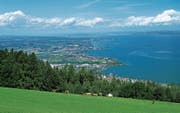 Panorama vom Fünfländerblick: Was hält die Ostschweiz zusammen? Gibt es sie überhaupt? (Bild: Herbert Haltmeier)