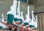 Am Appenzeller Kantonalturnfest 2014 in Appenzell zeigten rund 1 (Bild: apz)