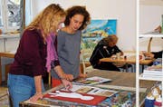 Lenka Roth (rechts) ist froh über die langfristige Standortlösung in Kreuzlingen. (Bild: Kurt Peter)