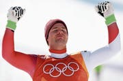Beat Feuz: «Medaille ist Medaille. Gold ist überragend. Aber ob es nun Silber oder Bronze ist, ist nicht matchentscheidend.» (Bild: Filip Singer/EPA)