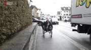 Klaus Eisert wurde in Gossau von einem Unbekannten reich beschenkt. (Bild: Screenshot TVO/FM1Today)