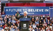Ob der Demokrat Bernie Sanders von Google profitiert, ist nicht klar. (Bild: epa/Tannen Maury)