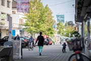 Zankapfel: Die Verkehrsführung in der Romanshorner Alleestrasse. (Bild: Reto Martin)