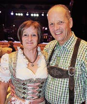 Anna Lehmann und Ludwig Egger strahlen.