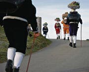Weil der Alte Silvester auf einen Sonntag fällt, werden die Silvesterchläuse am 13. Januar nicht in ihrer üblichen Aufmachung unterwegs sein. (Bild: Guido Berlinger-Bolt)