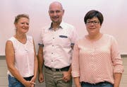 Die Gähwiler Kandidierenden: Alexandra Lüthi, Schulrat, Joe Harder, Geschäftsprüfungskommission, und Nicole Fust, Schulrat (von links). (Bilder: Peter Jenni)