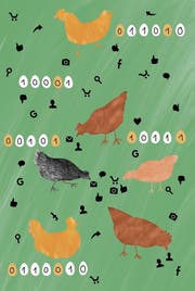 Wie Onlinehühner legen wir jeden Tag Dateneier, die Google & Co. verkaufen. (Bild: Illustration: Selina Buess)
