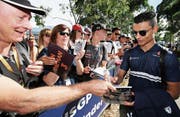 Morgen Sonntag gilt es für Sauber-Pilot Pascal Wehrlein endlich ernst. (Bild: Rick Rycroft/AP)