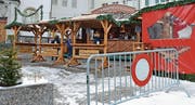 Die Glühweinhütte stand erstmals auf dem Obstmarkt in Herisau. (Bild: Karin Erni)